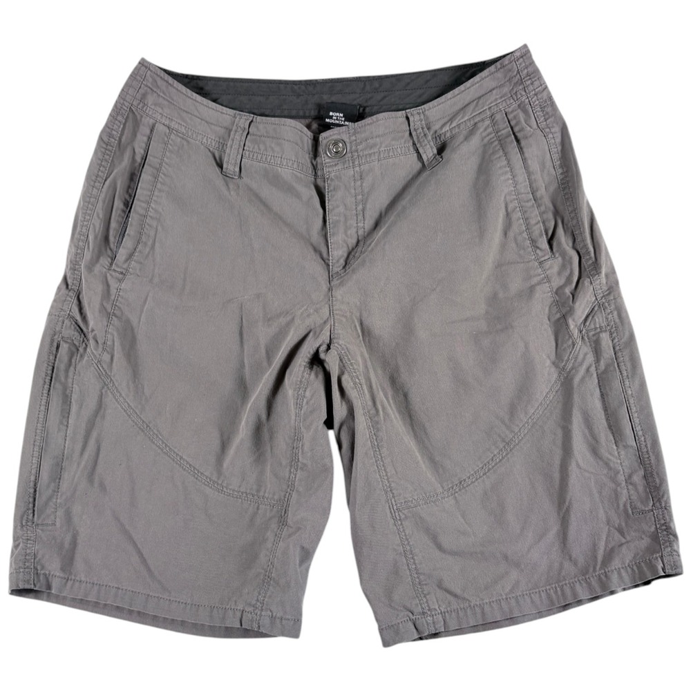 KUHL Shorts Men 10 Gray Good Relaxed Durable Lightweight Workwear